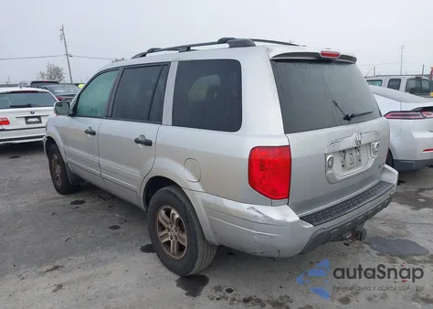 2003 Honda Pilot Ex from USA, damaged, VIN 2HKYF18493H542591